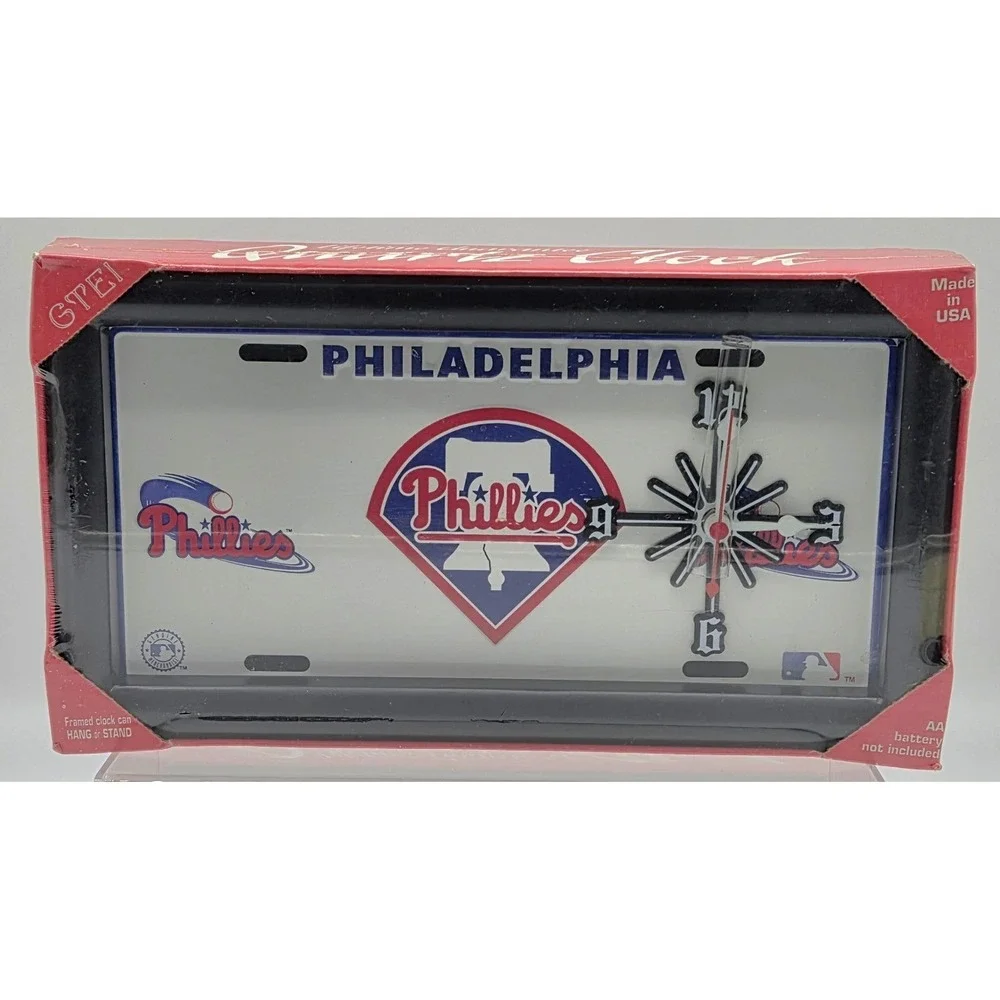 Philadelphia Phillies Quartz CLOCK NEW